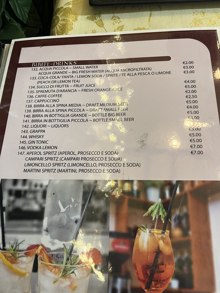Ristorante Piccolo Spazio menu 6