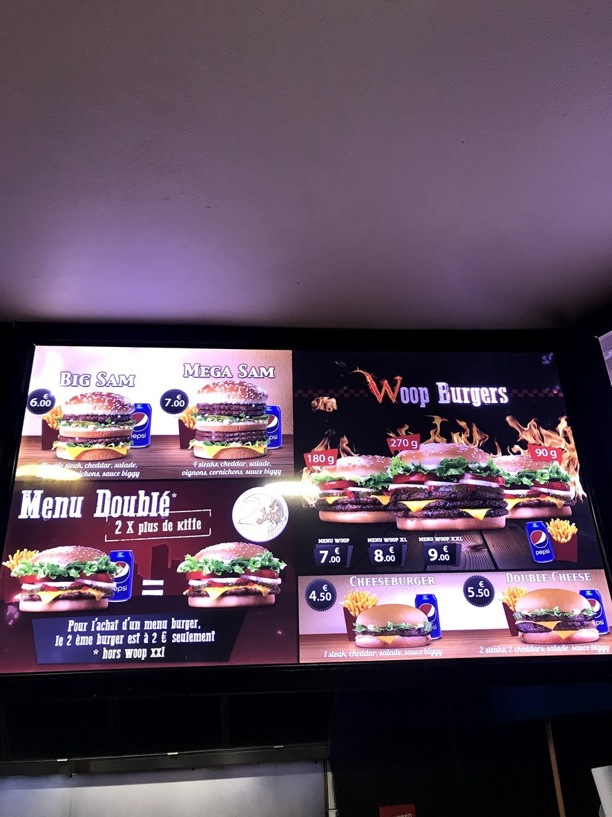 King Burger menu 3