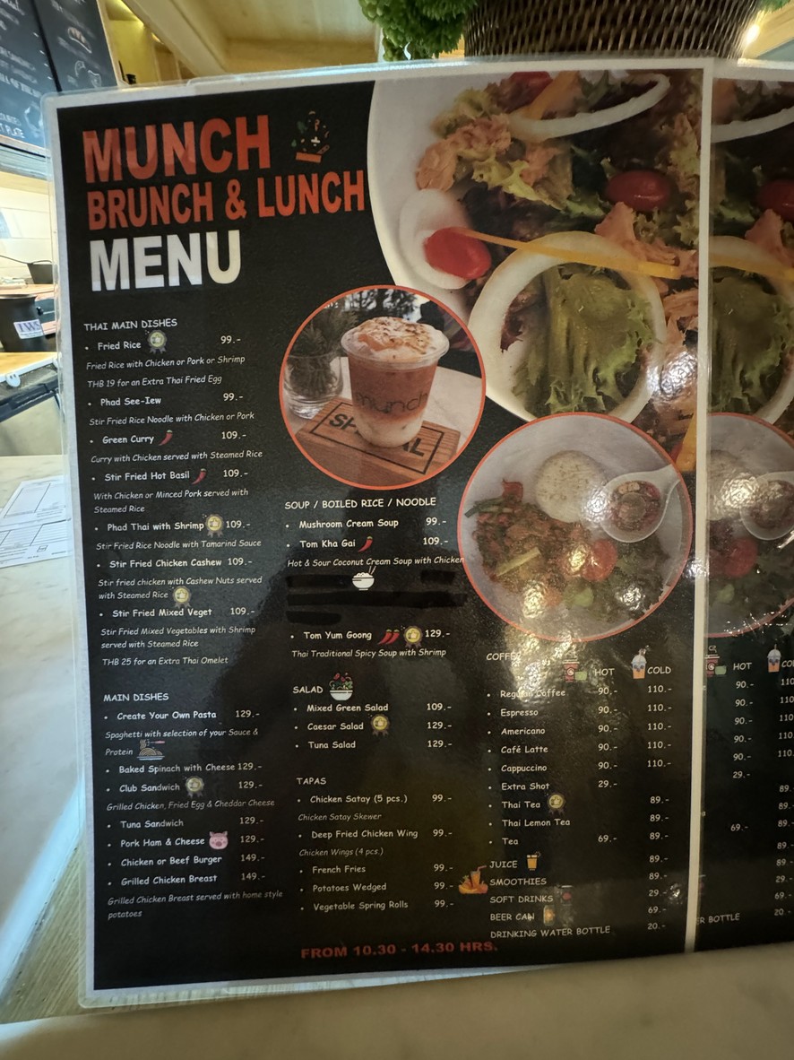 Munch menu 1