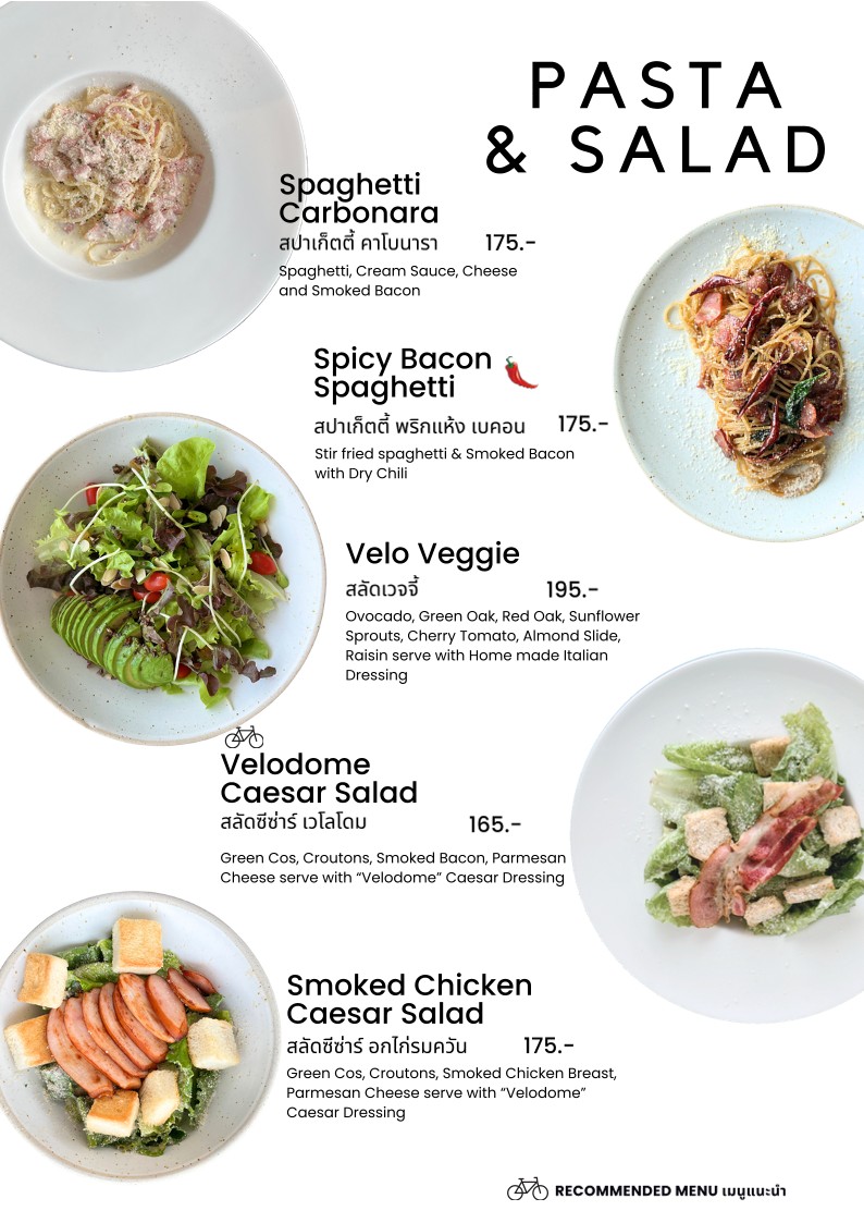 Café Velodome – All day Breakfast menu 3