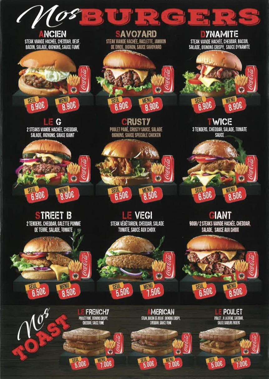 Food Palace menu 1