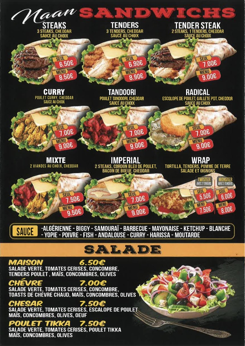 Food Palace menu 2