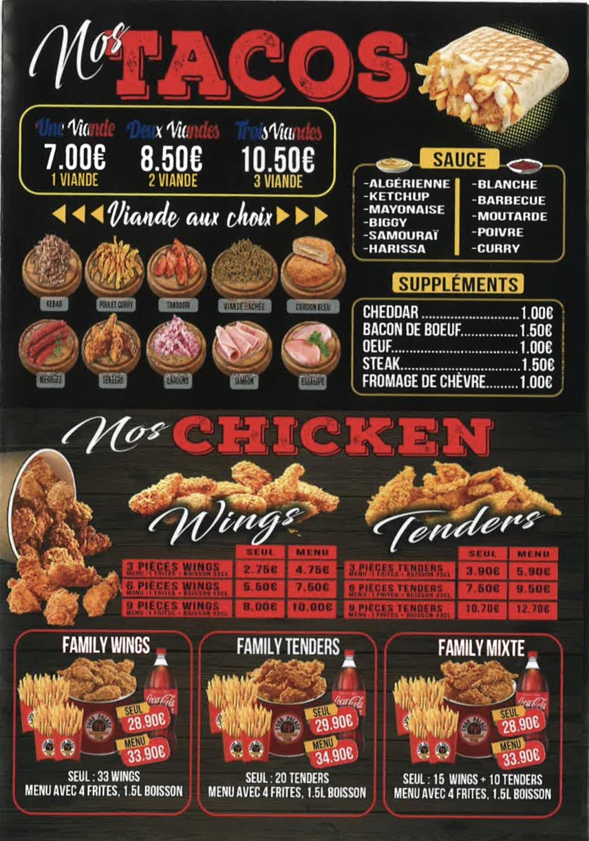 Food Palace menu 3