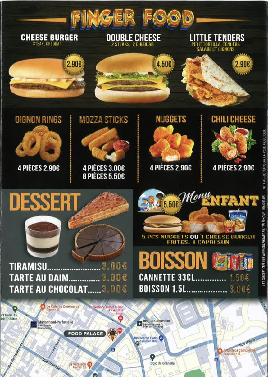 Food Palace menu 4
