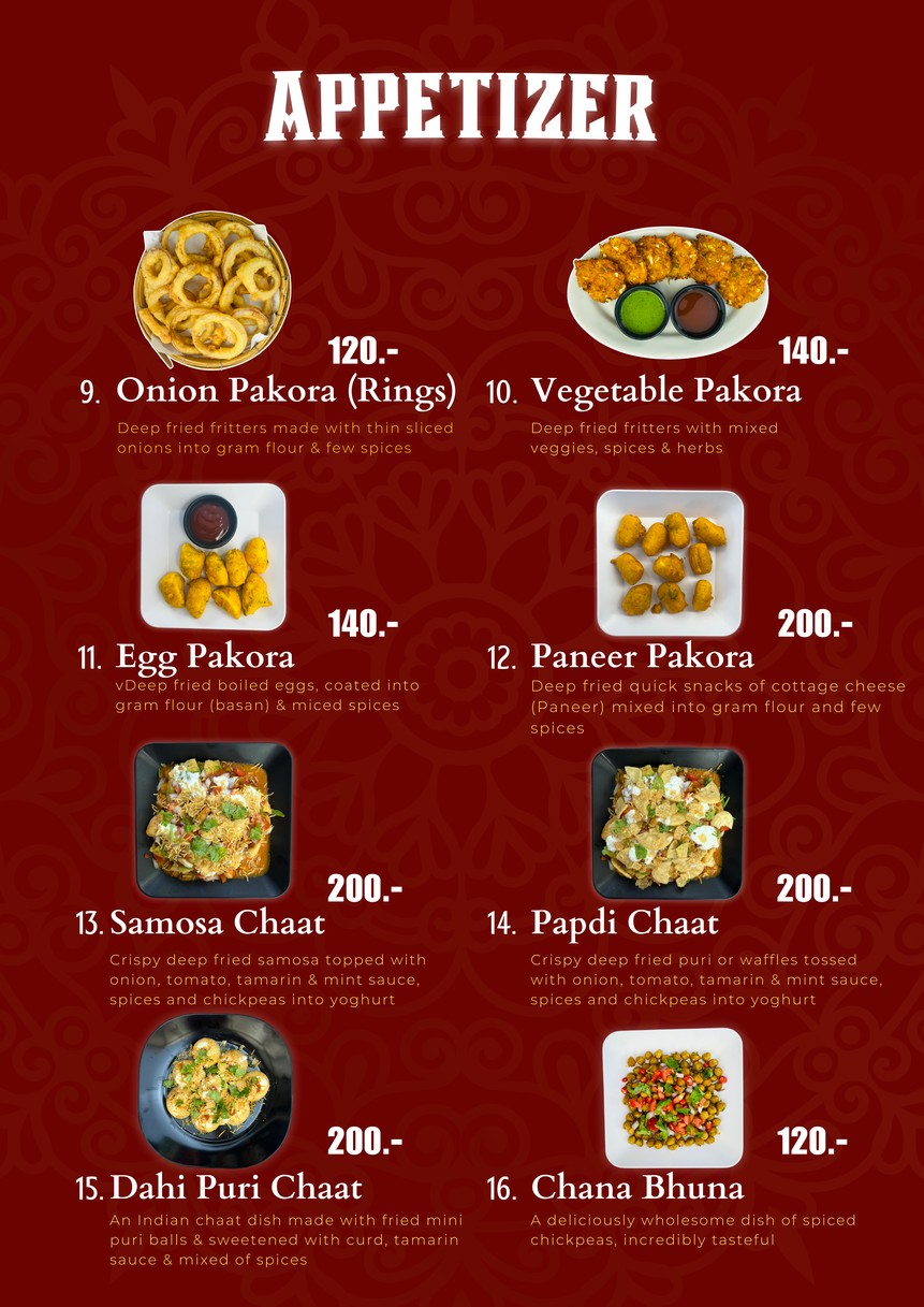 OM GANESH INDIAN RESTAURANT 1997 | Bangkok menu 2