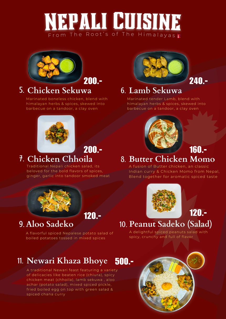 OM GANESH INDIAN RESTAURANT 1997 | Bangkok menu 4