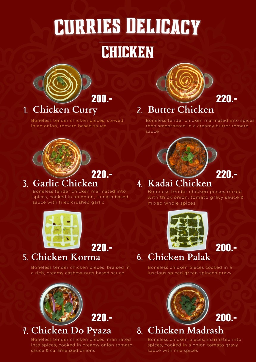 OM GANESH INDIAN RESTAURANT 1997 | Bangkok menu 5