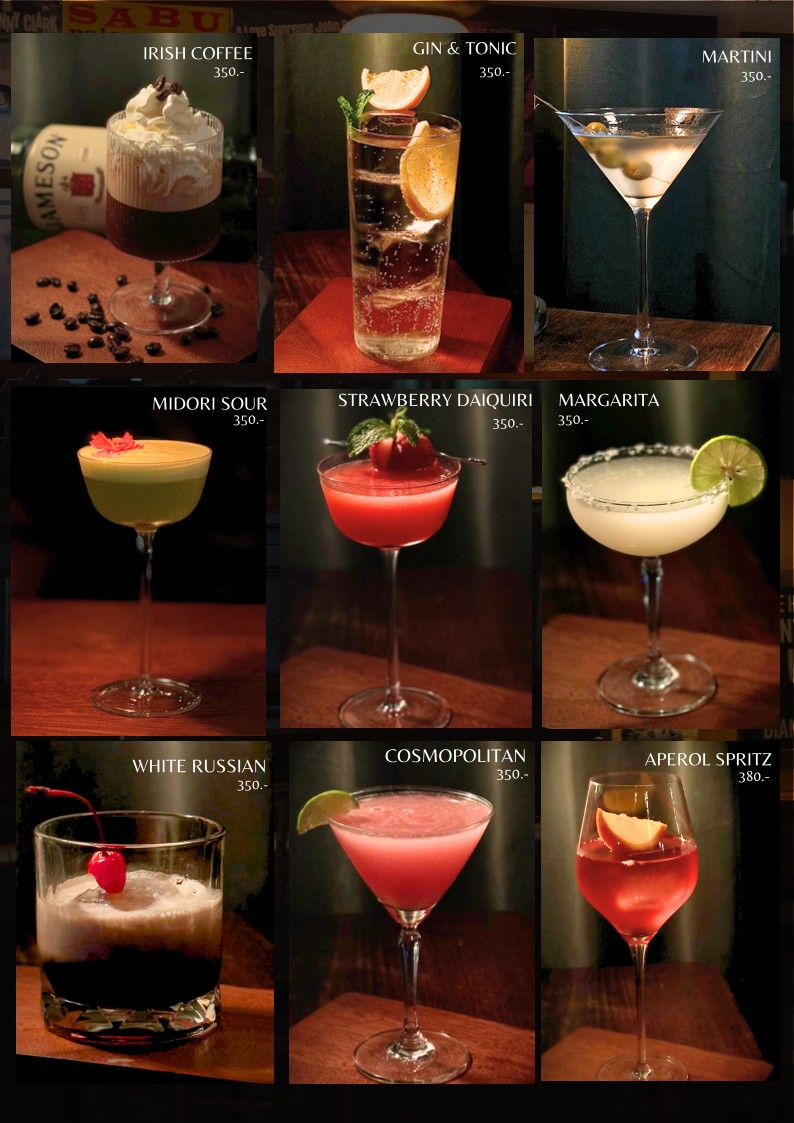 Bombbay Blood Artistic mood & space menu 3