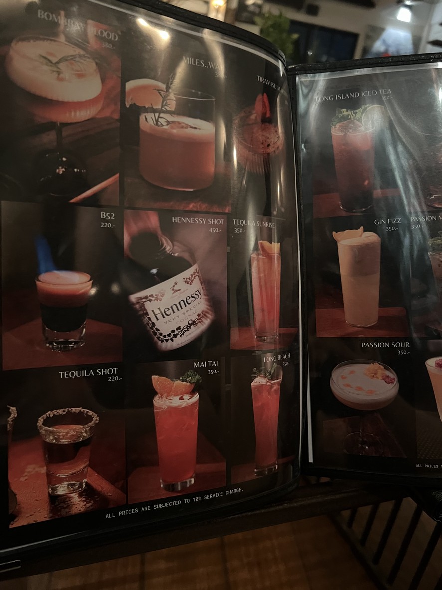 Bombbay Blood Artistic mood & space menu 4