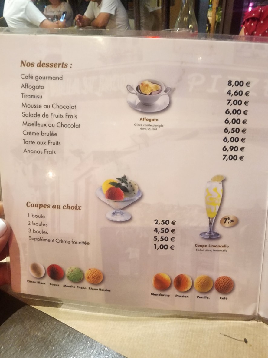 Villa Saint-Jacques menu 2