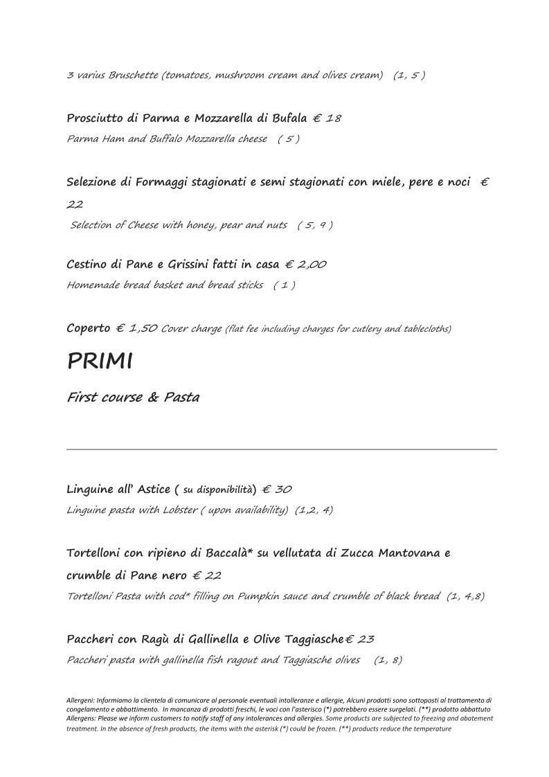 Ristorante Cotto - Dharma Group menu 4