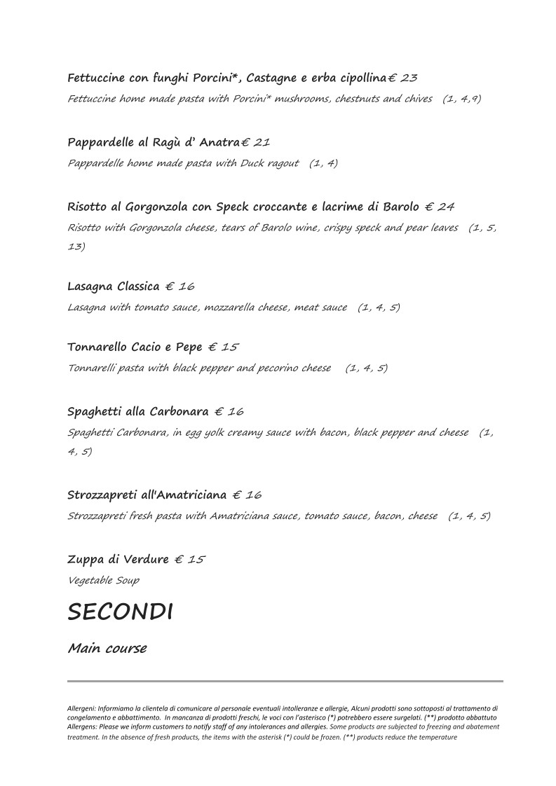 Ristorante Cotto - Dharma Group menu 5