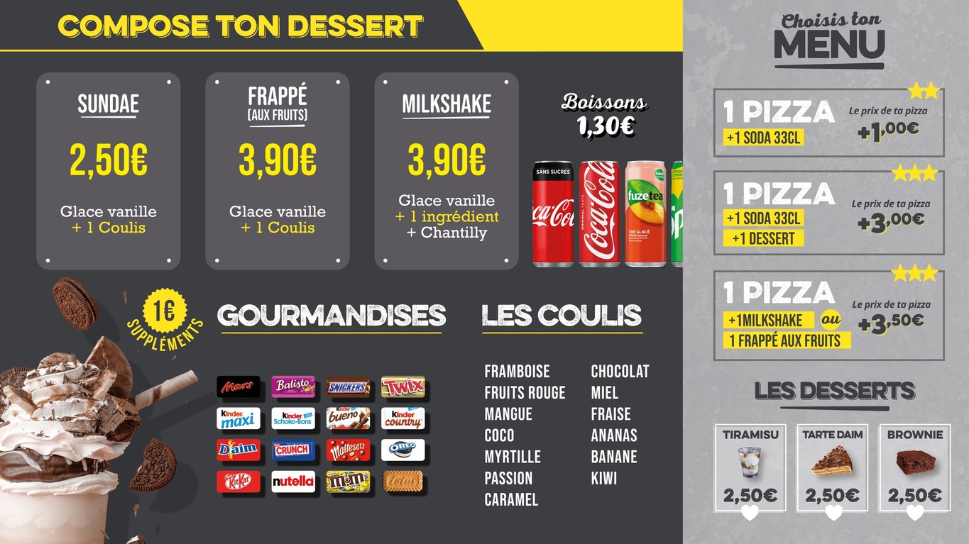 Five Pizza Original - Drancy menu 3