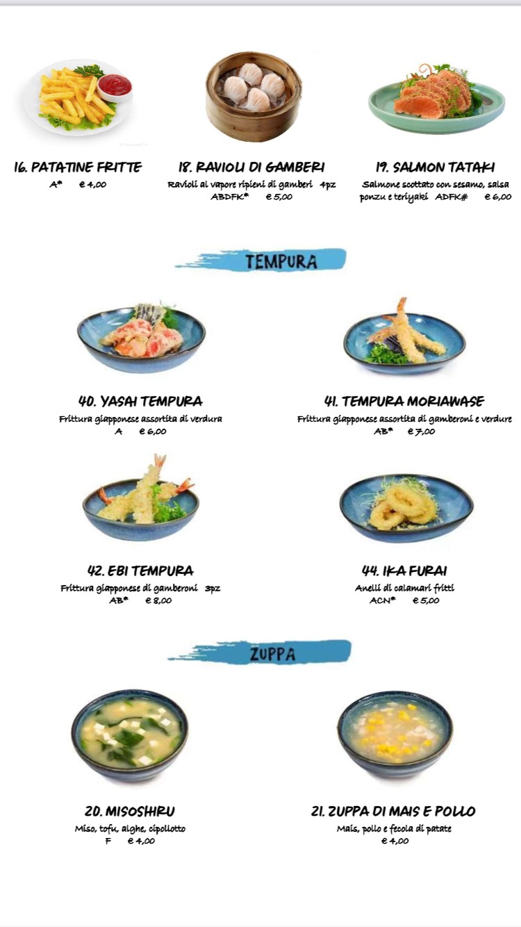 Haiku menu 2