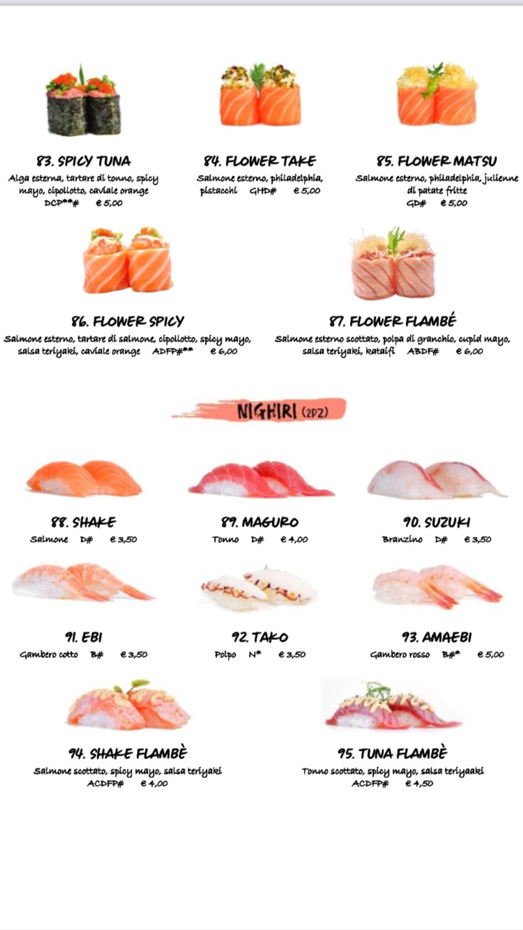 Haiku menu 4
