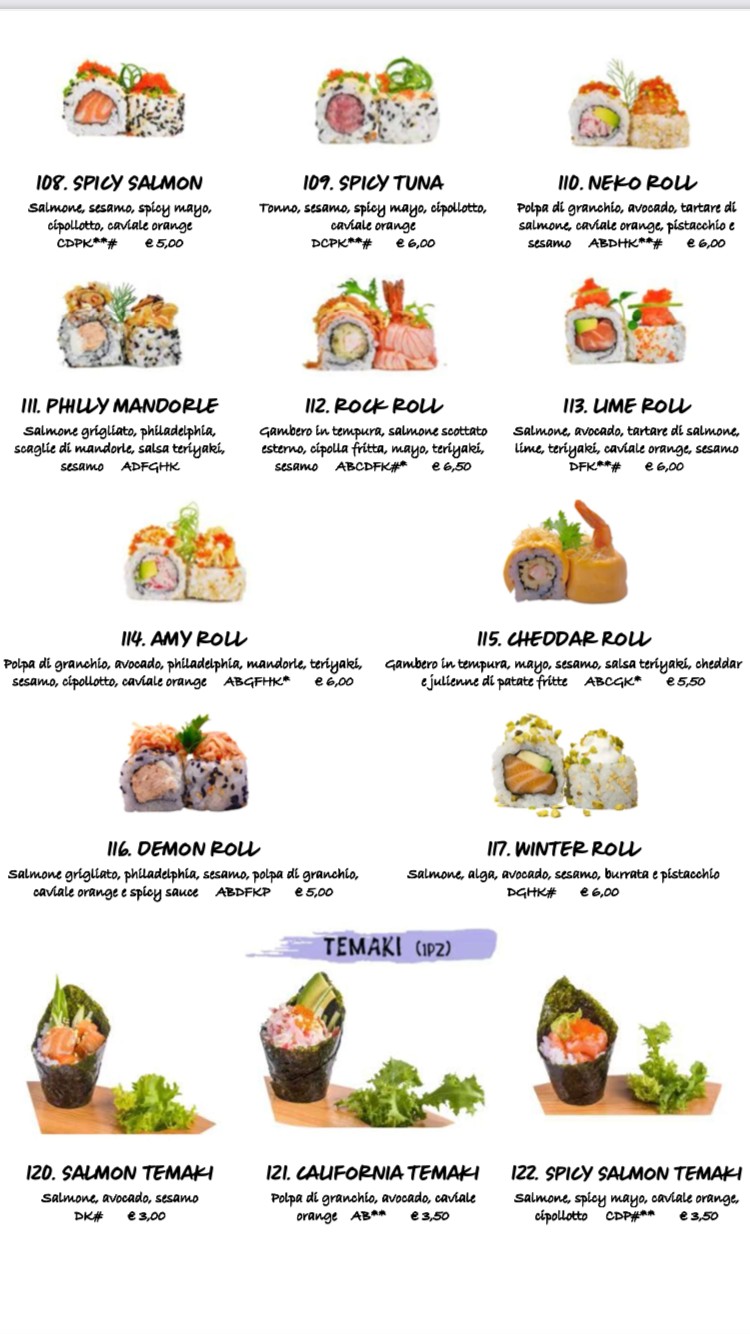 Haiku menu 7