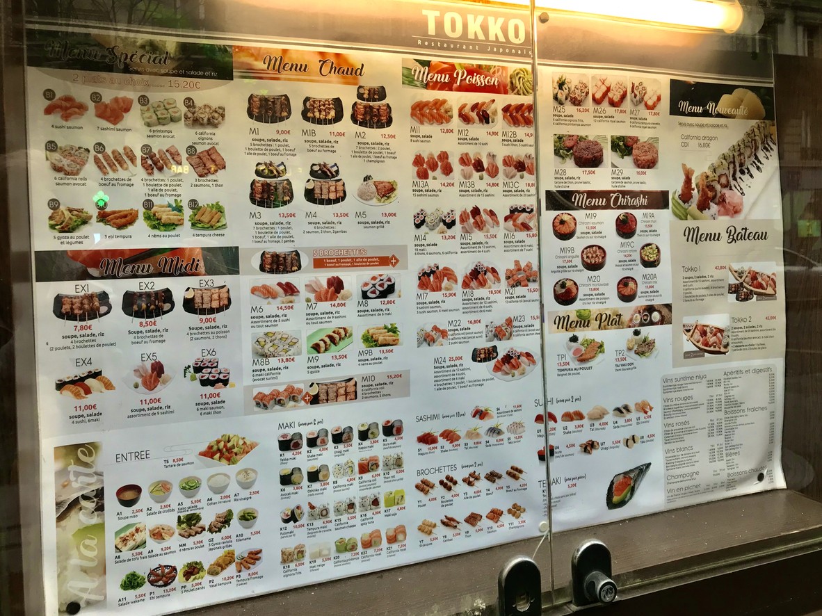Tokko menu 1