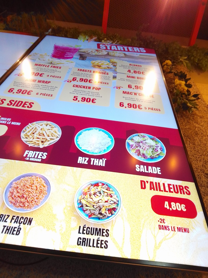 Los Pollos menu 2