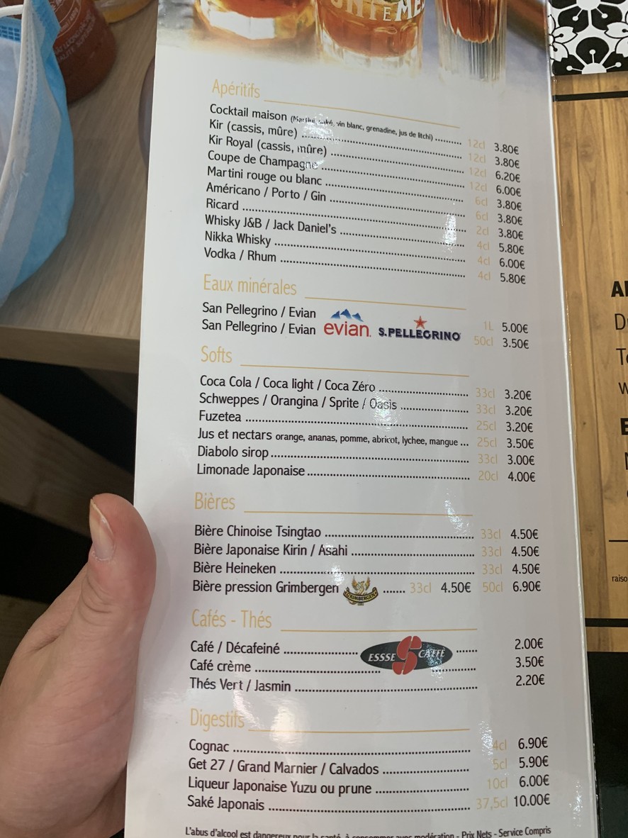 Bo Sushi menu 4