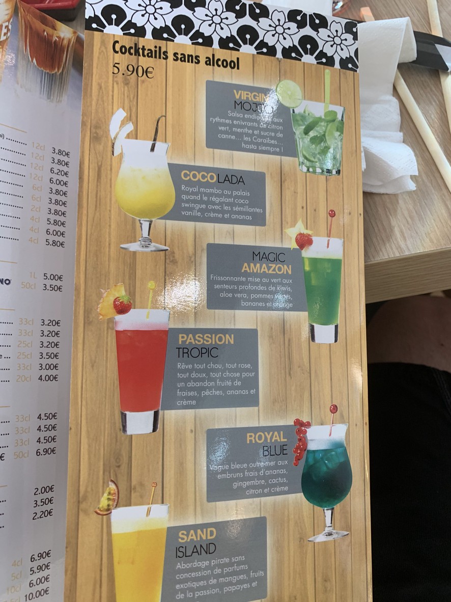 Bo Sushi menu 5