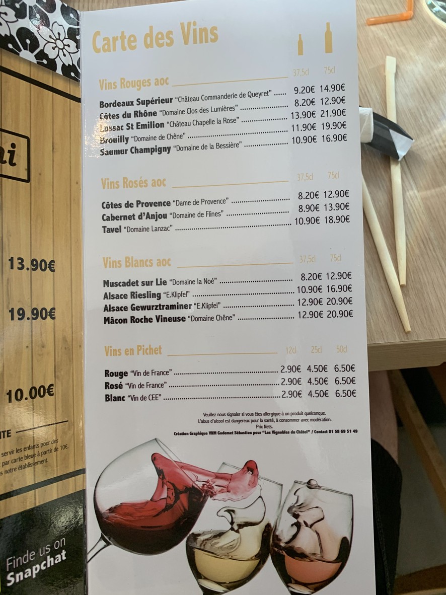 Bo Sushi menu 6