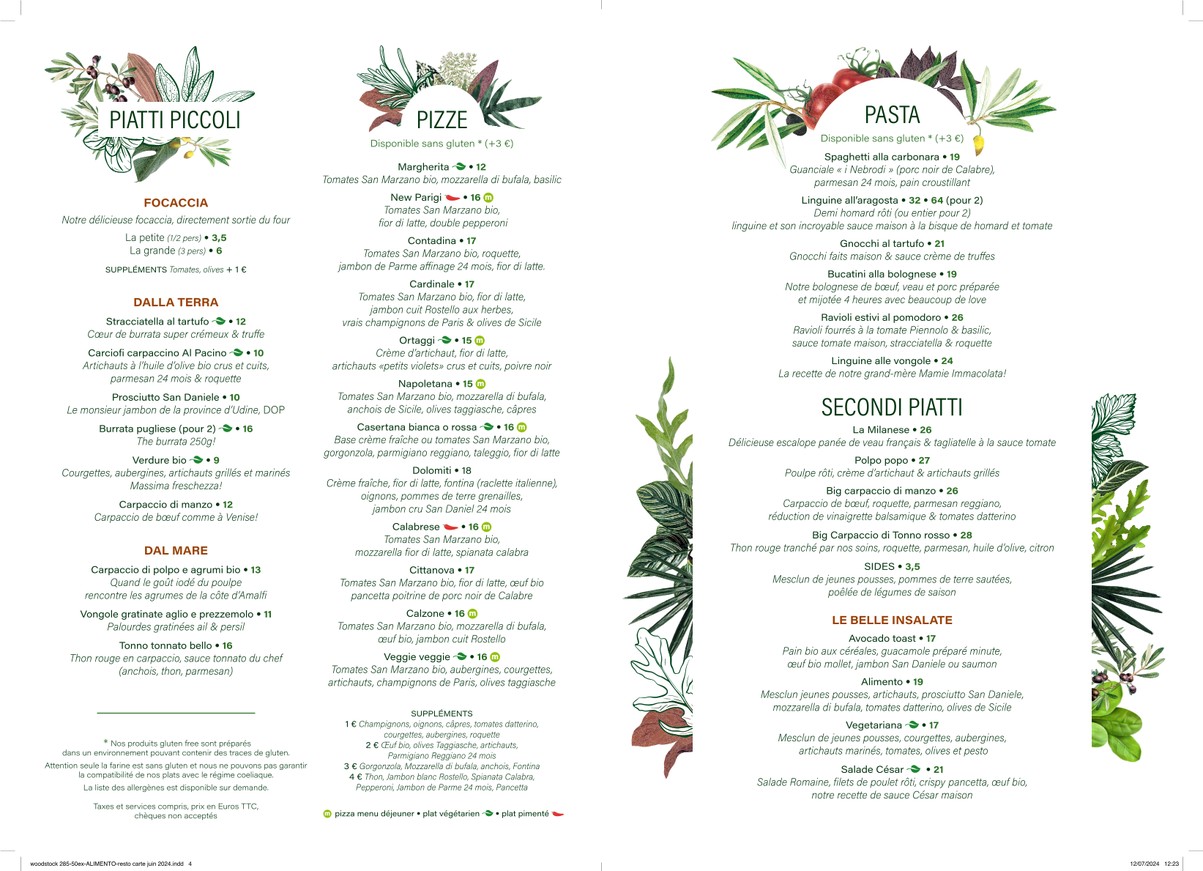 Alimento menu 2