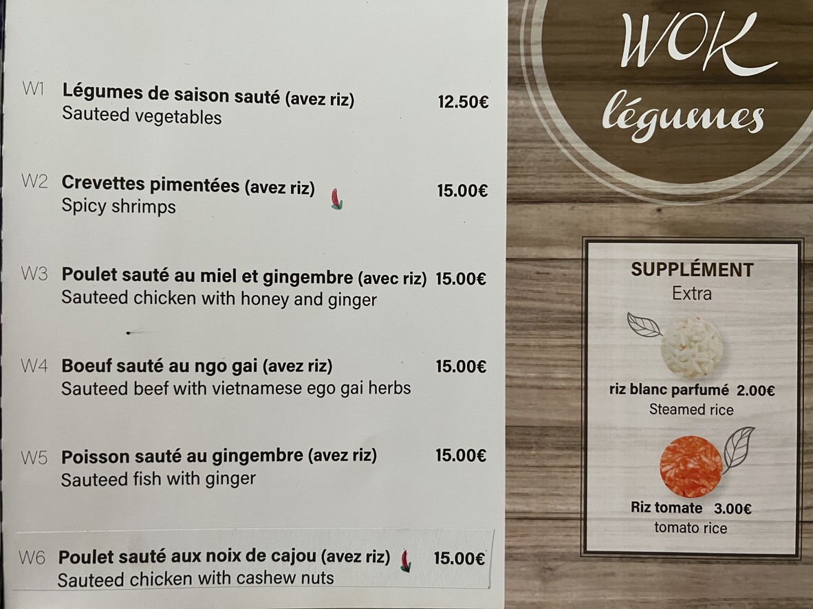 Vietnam Kitchen menu 3