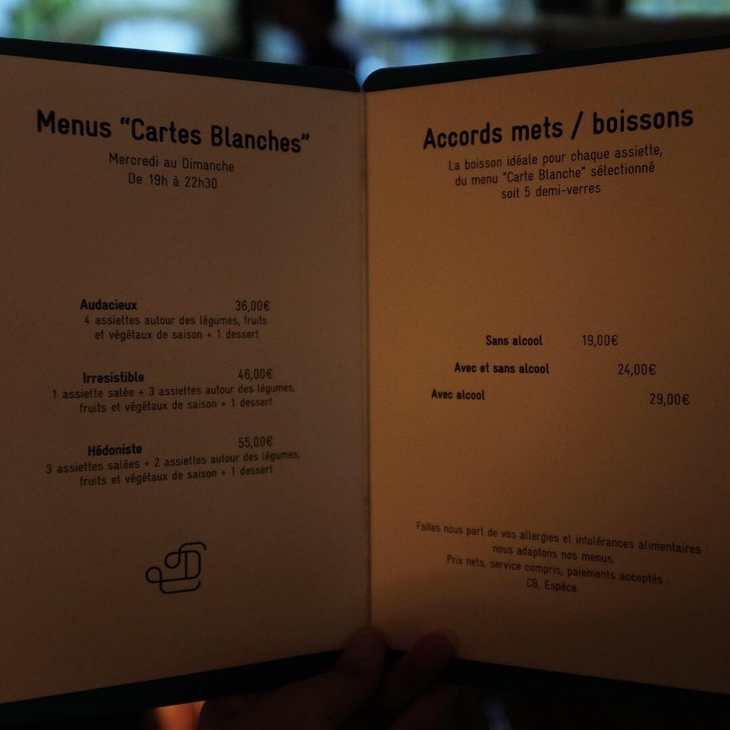 Dessance menu 3