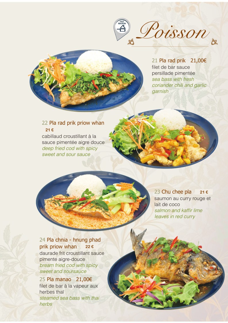Im Thaï Gourmet menu 6