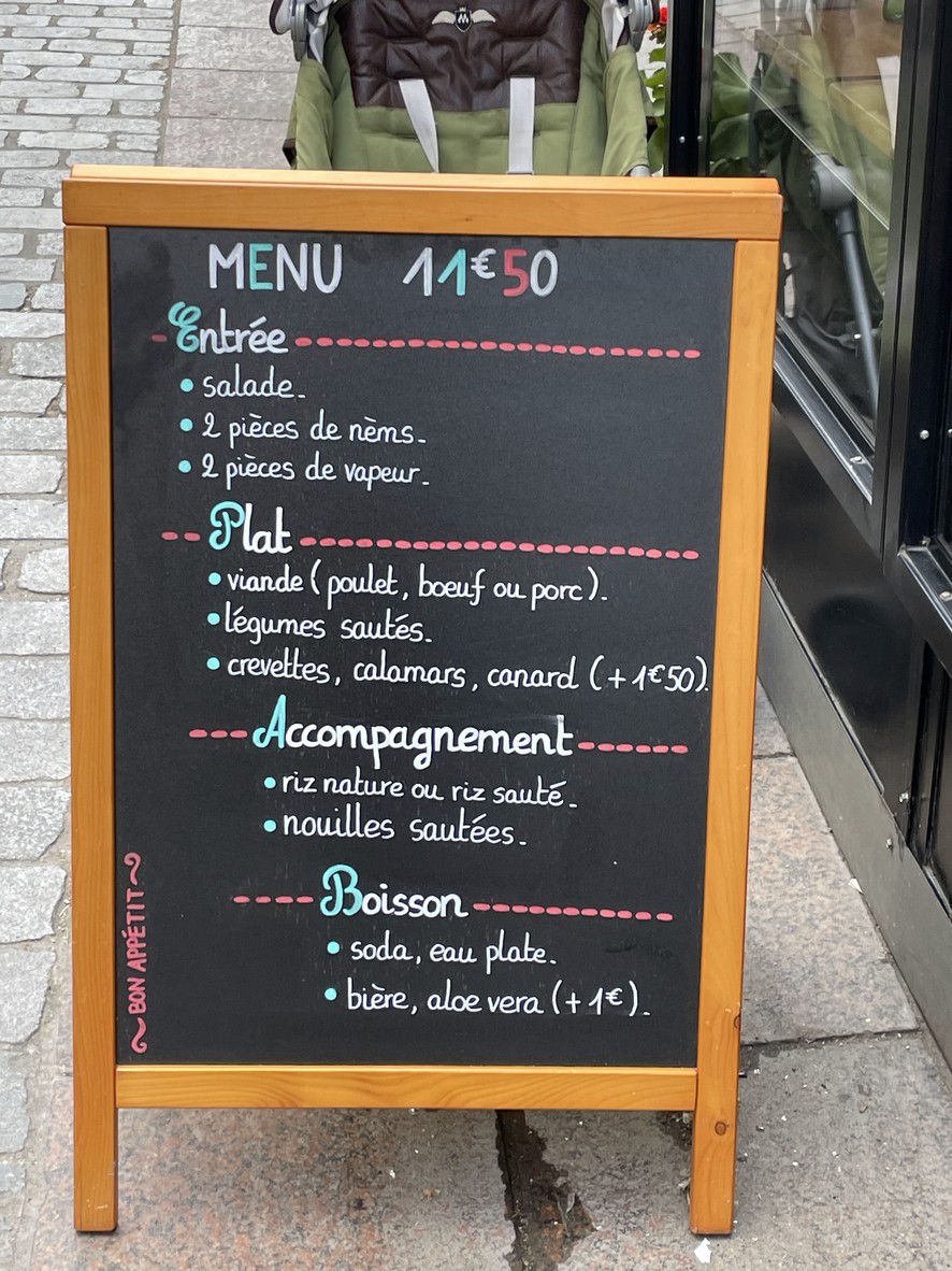 DZ menu 1