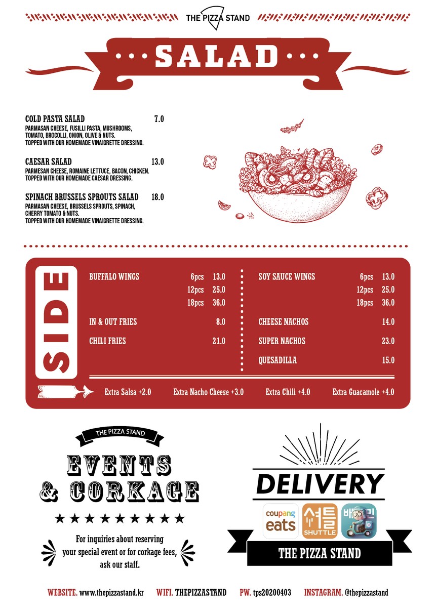 The Pizza Stand menu 2