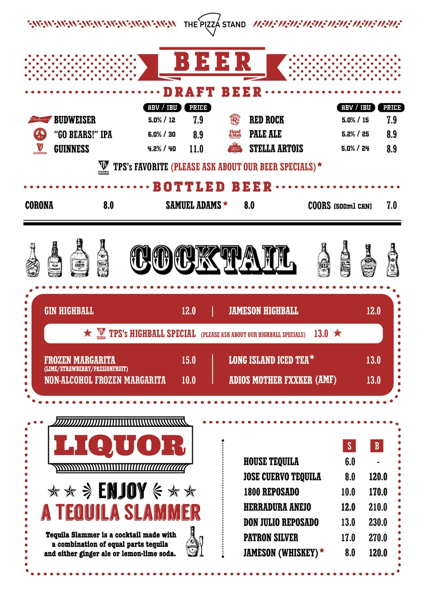 The Pizza Stand menu 3