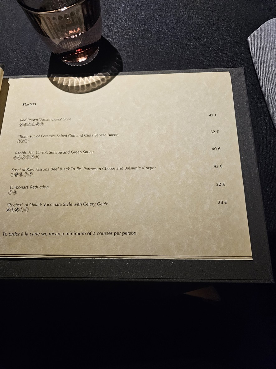 Ristorante All'Oro menu 2