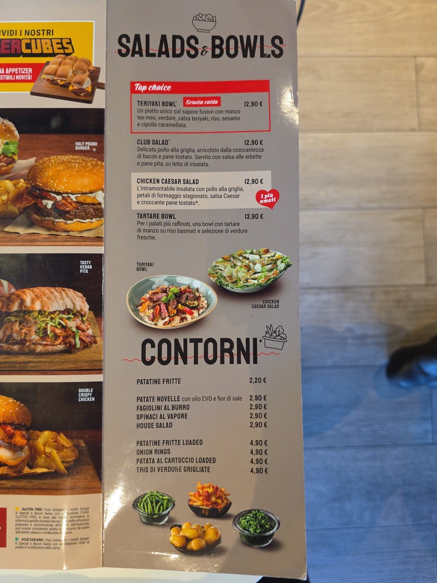 Roadhouse Restaurant Roma Tiburtina menu 2