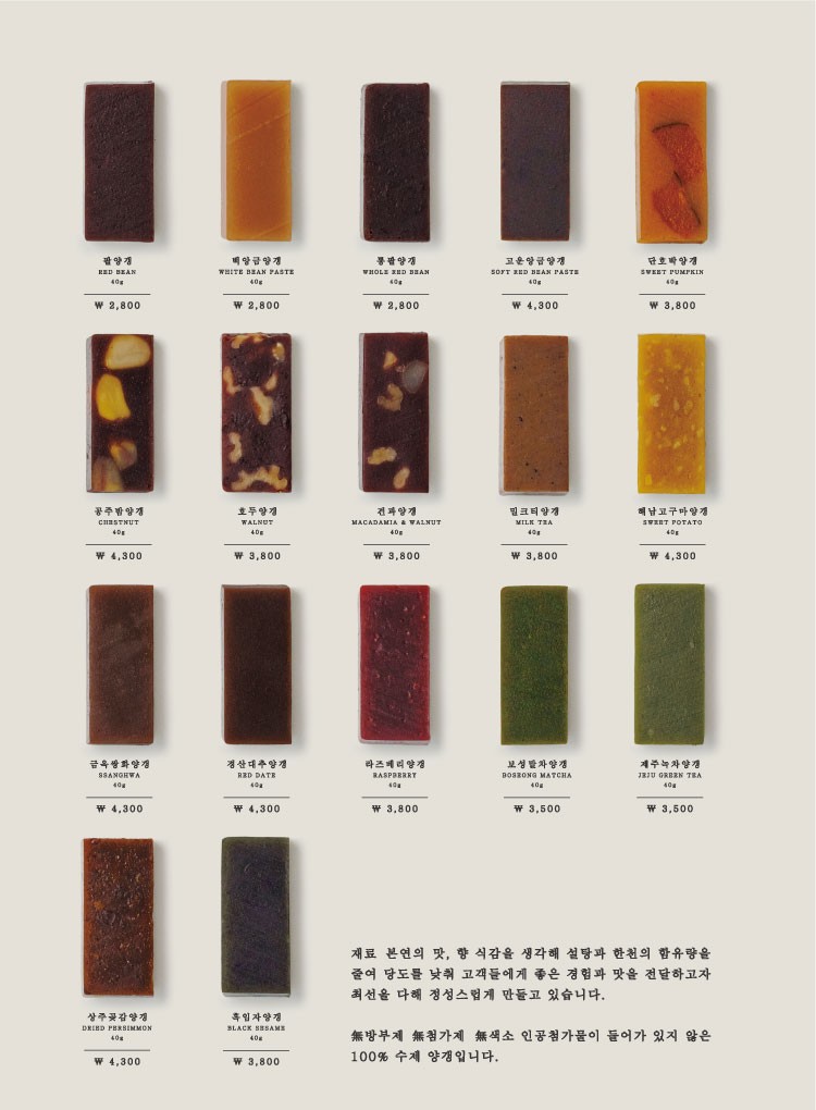 Tienda Geumokdang Yeonhui menu 1