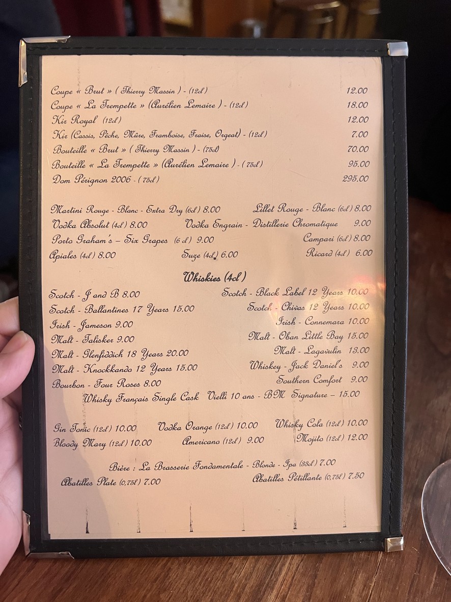 Victor menu 5