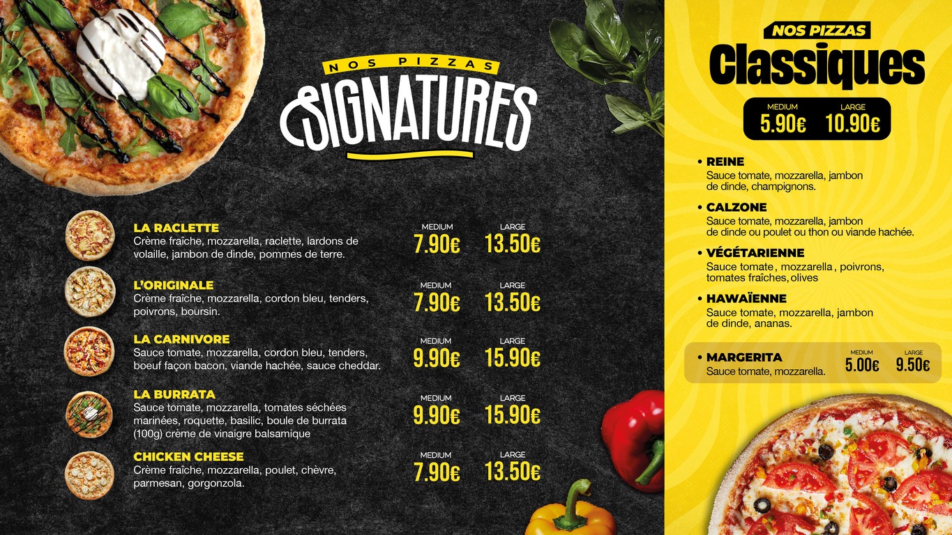 Five Pizza Original - Bobigny menu 2