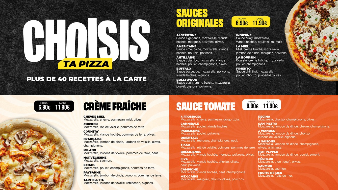 Five Pizza Original - Bobigny menu 3