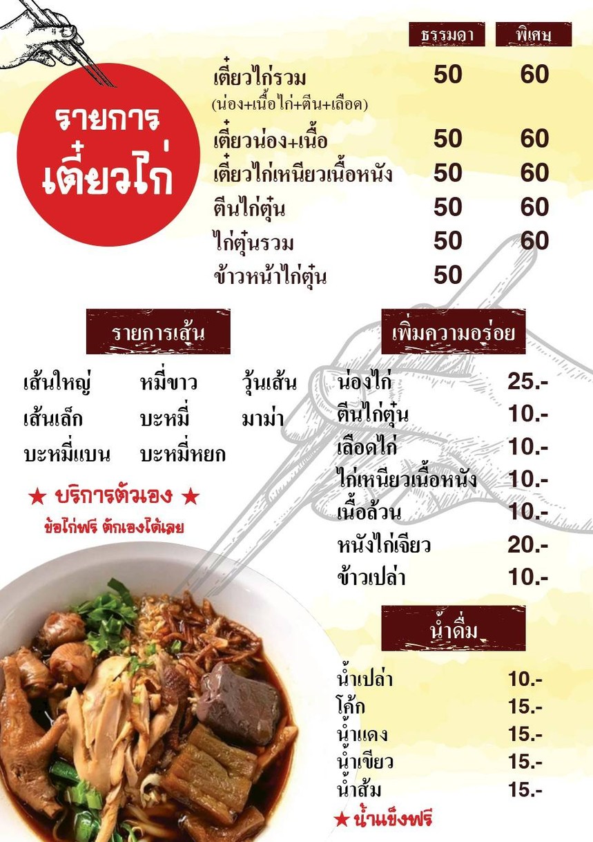 غوي تيو كاي ما را لونغ جوب menu 1
