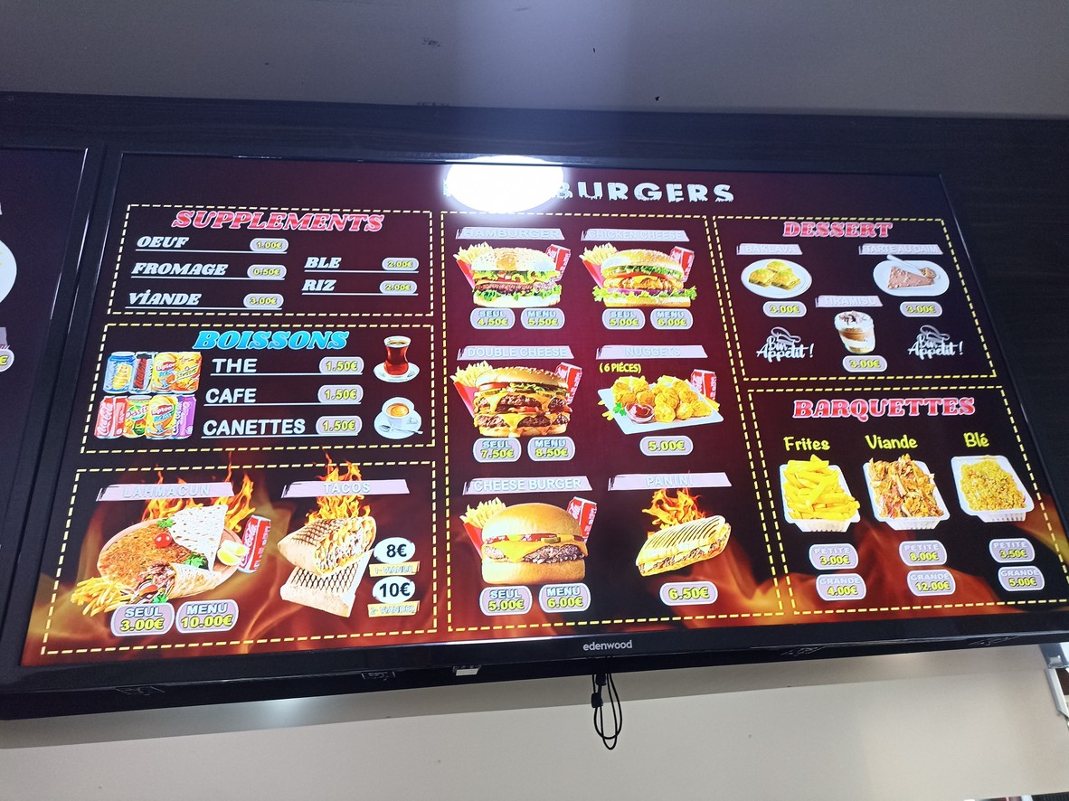 Ali Baba menu 2
