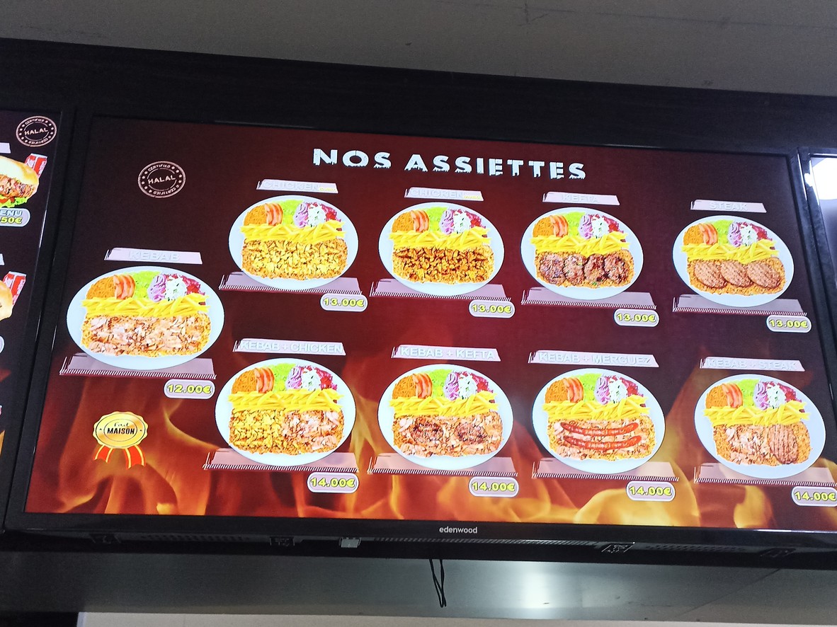 Ali Baba menu 3