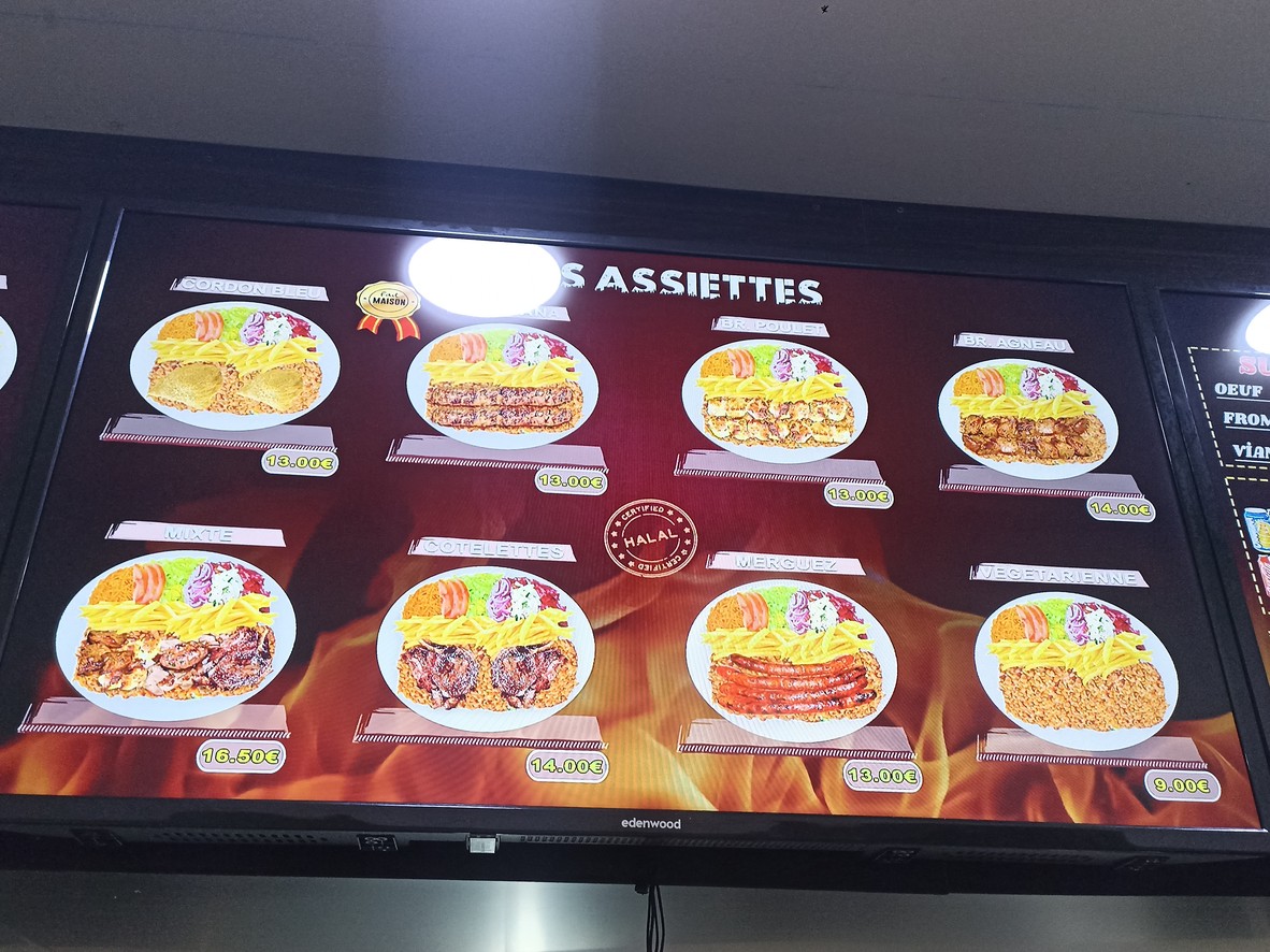 Ali Baba menu 4