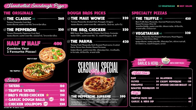 ⁠Dough Bros. Pizza & Doughnuts (Summer Point - Phra Kanong)