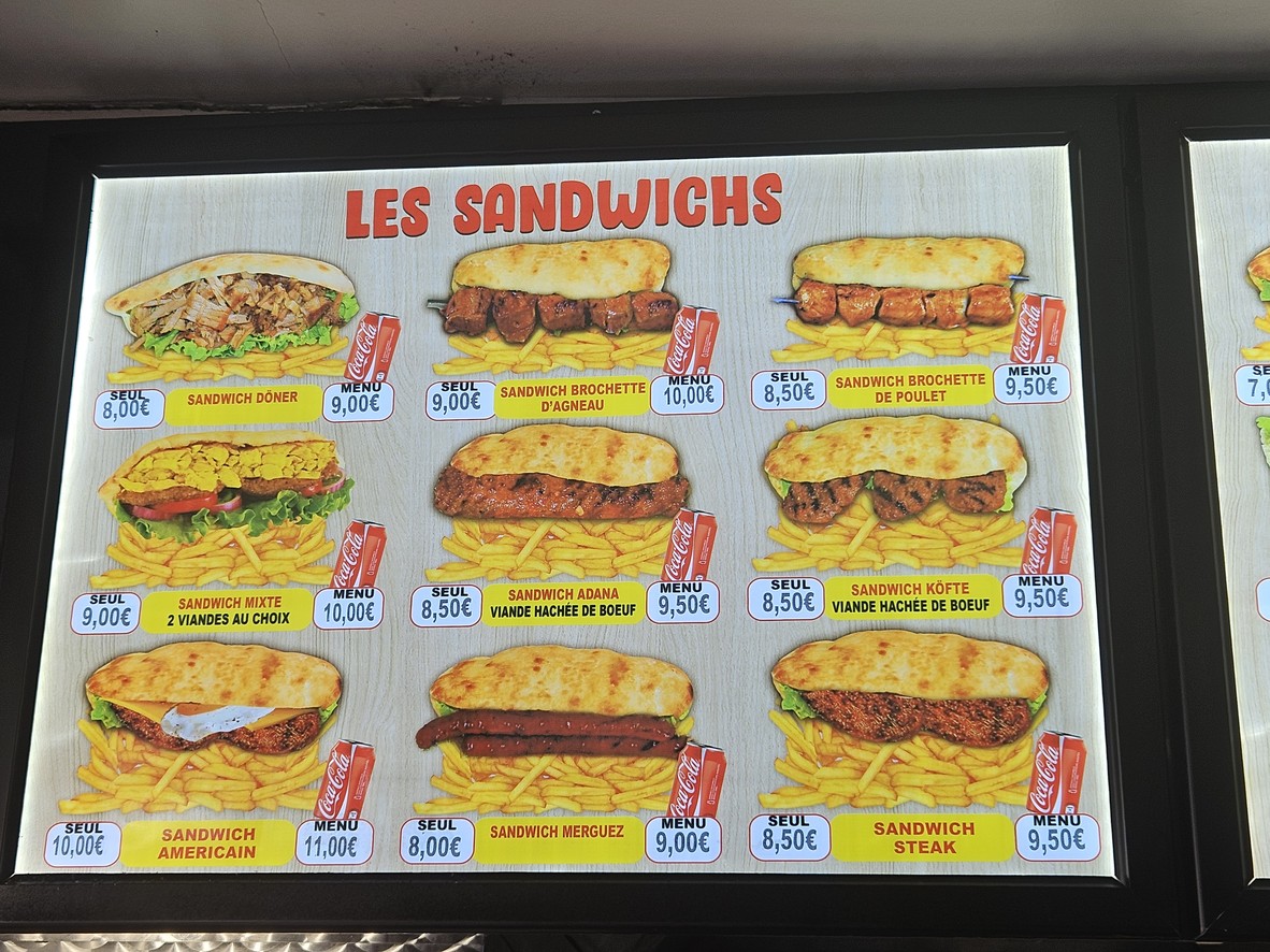 Le Pacha menu 3