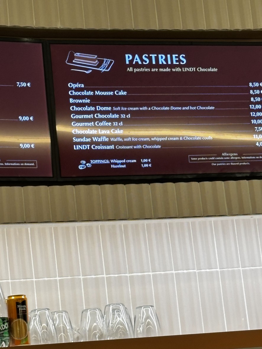 Lindt menu 2