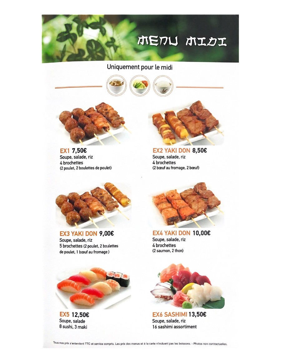 Eizosushi menu 2