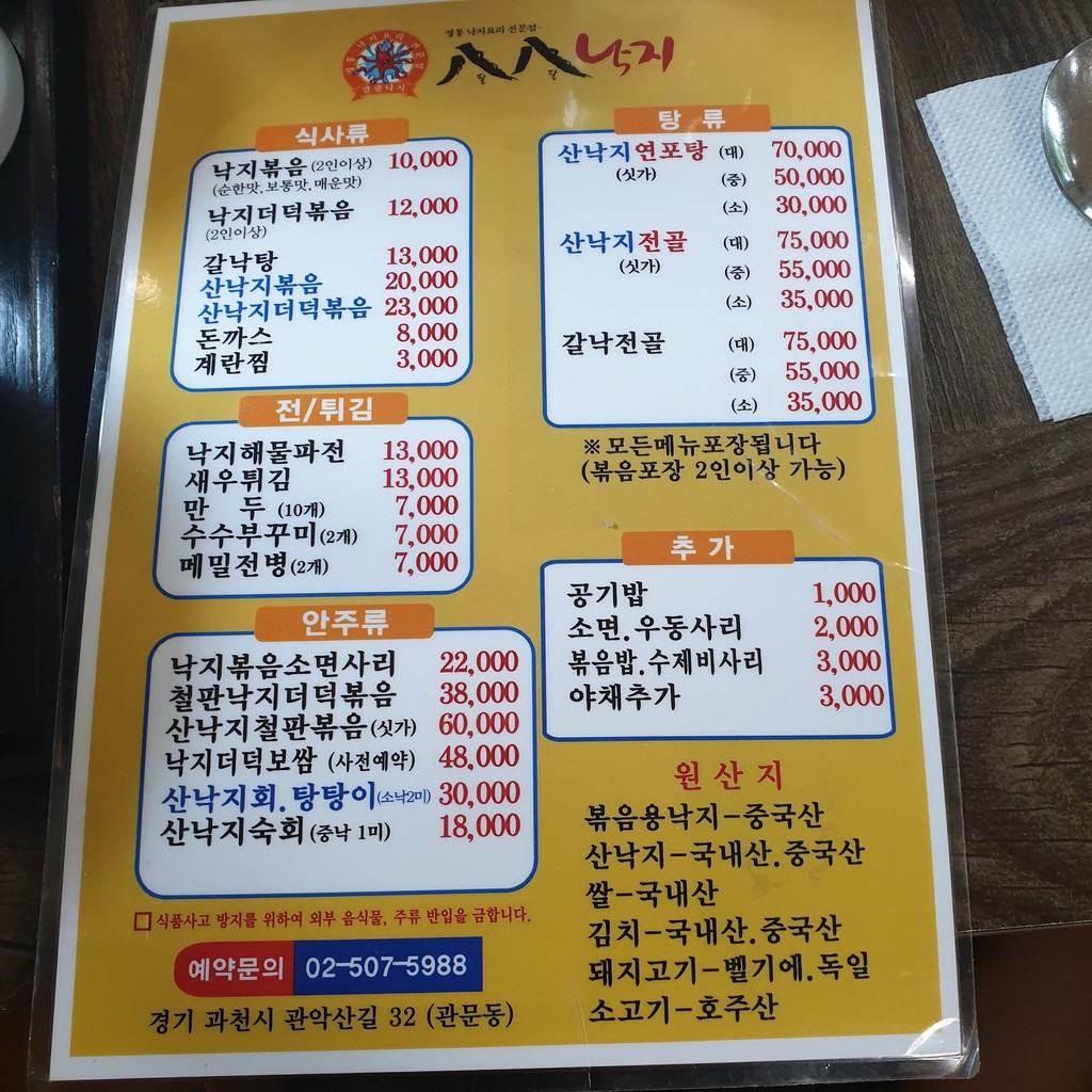 بال بال ناكجي menu 1