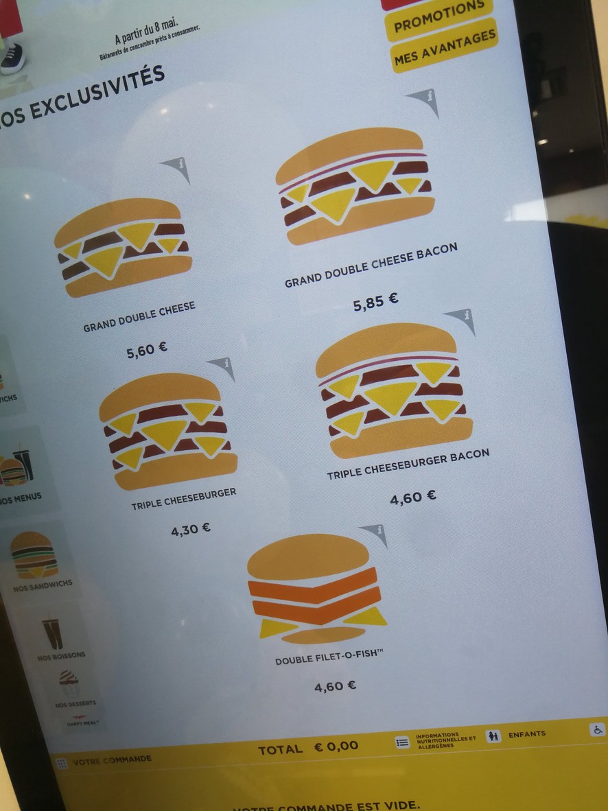 McDonald's menu 2