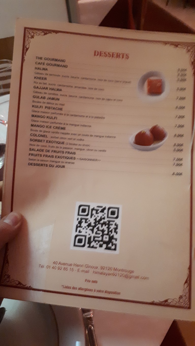 The Himalayan menu 7