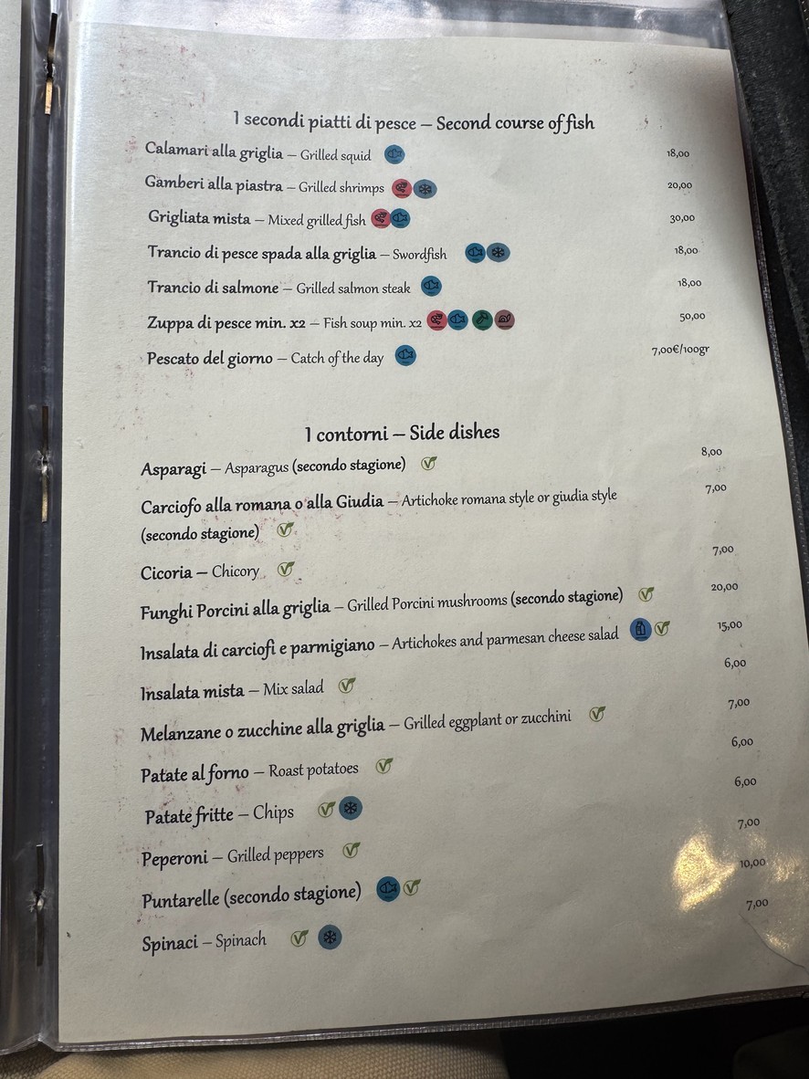Hostaria de' Pastini menu 6